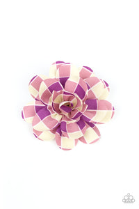 Gingham Garden - Purple